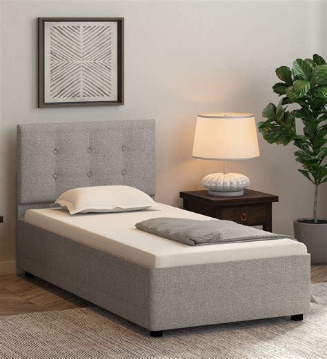 Single Bed With Storage Fabric