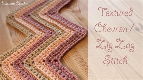 Single Crochet Zig Zag Blanket Pattern