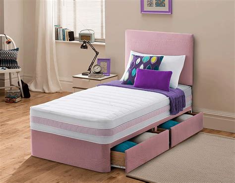 Single Divan Bed With Storage Underneath