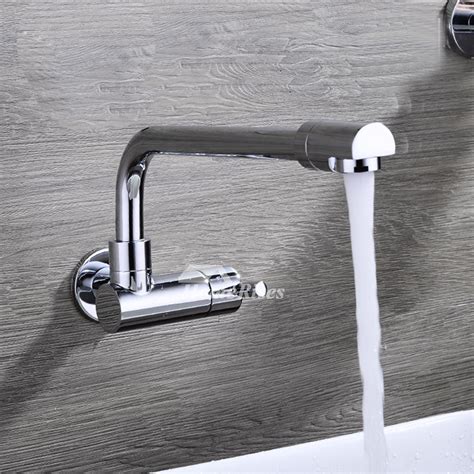 single handle wall mount kitchen faucet