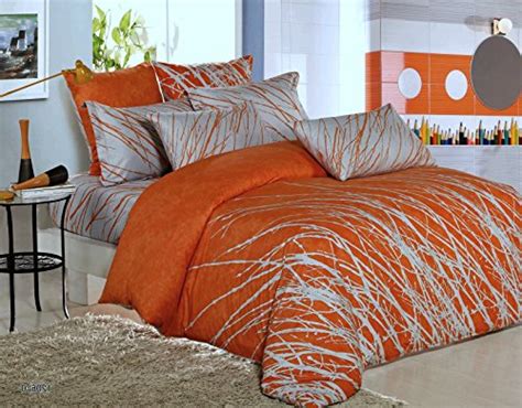 Single Orange Bedding Sets