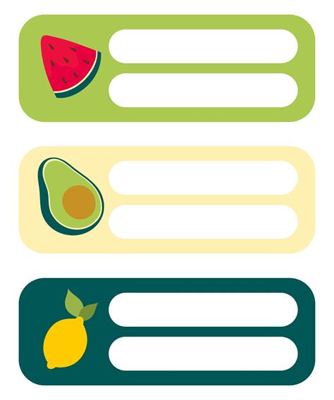 Single Printable Name Label