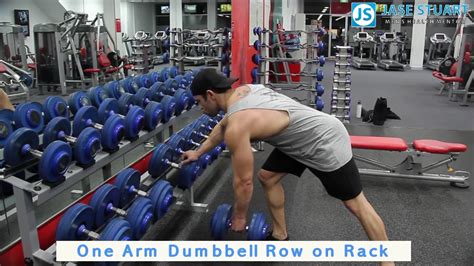 Single Row Dumbbell Rack
