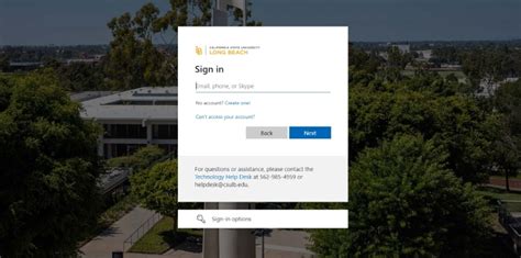 single sign in csulb