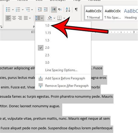 single space in word