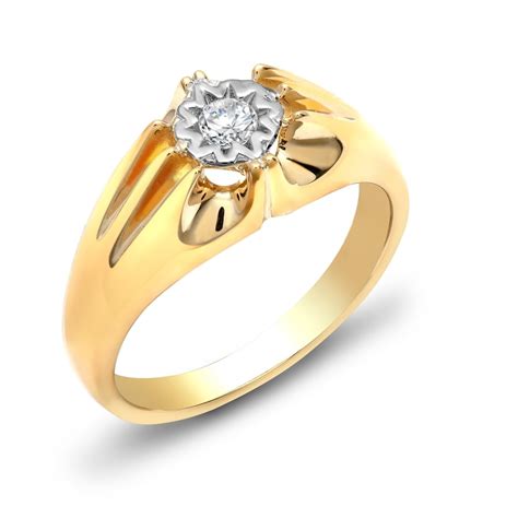 single stone ring for men