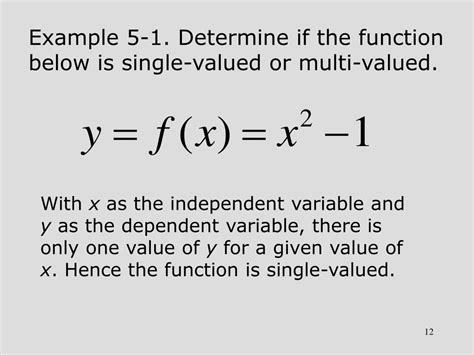 single-valued function