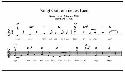 Choralkantate «Gott ist gegenwärtig» op. 106 - Der Text