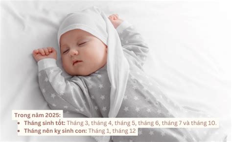 sinh con nam 2025 thang nao tot