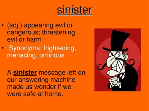 sinister meaning