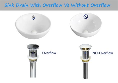 Sink Drain With Overflow Vs Without Overflow