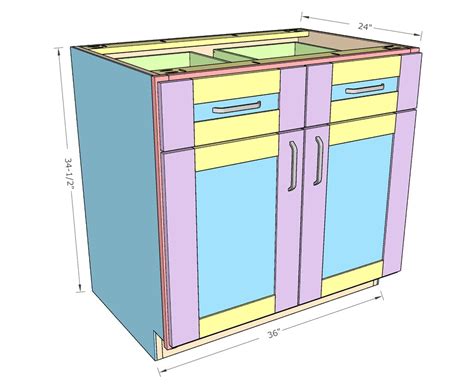 Sink Drawer Dimensions