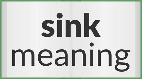 sink meaning in arabic
