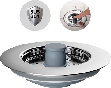 Sink Strainer With Plug