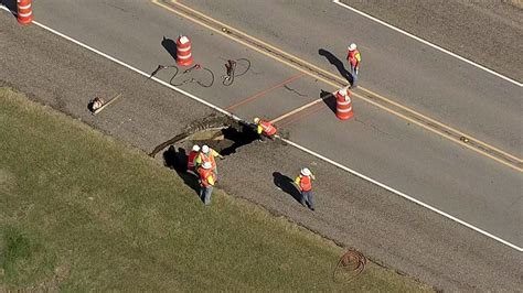 sinkhole on 78 freeway