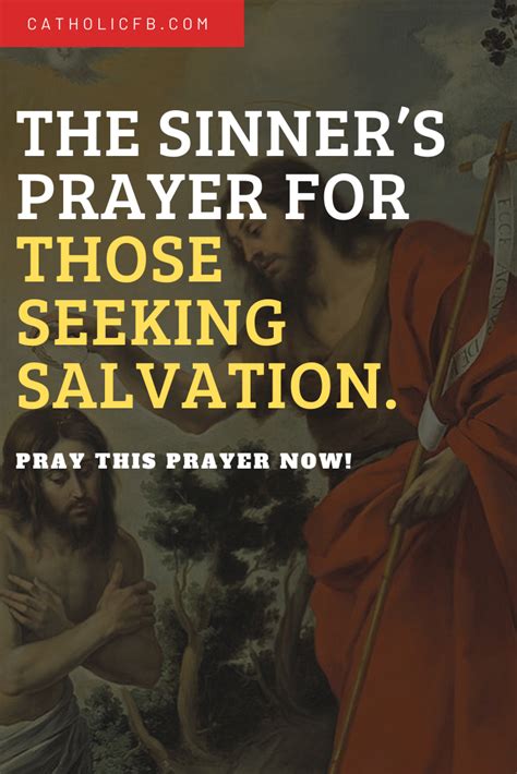 sinners prayer of salvation and restoration