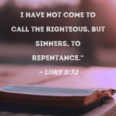 sinners to repentance kjv