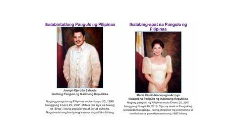 Mga Pangulo Ng Pilipinas Kontribusyon At Mga Nagawa Unang Bahagi - Vrogue