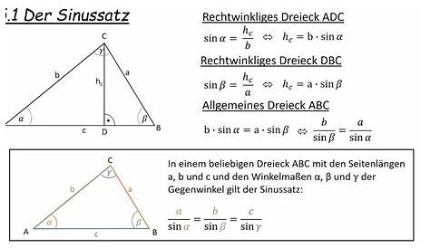Sinussatz in Mathematik | Schülerlexikon | Lernhelfer