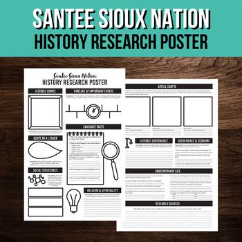 Sioux Native American Printable Activities
