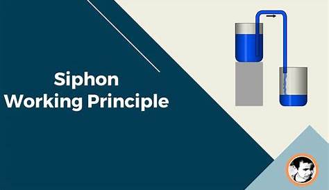 Siphon Definition, Working Principle, And Applications