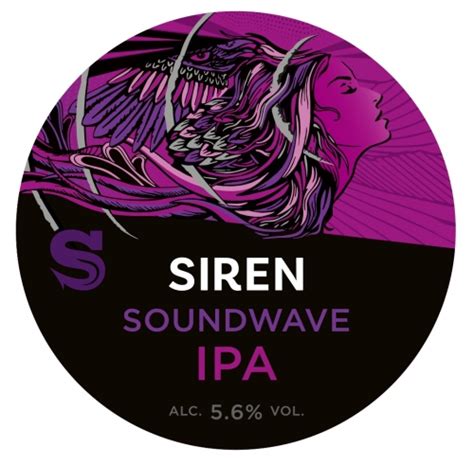 siren soundwave badge