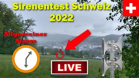 sirenentest schweiz 2022