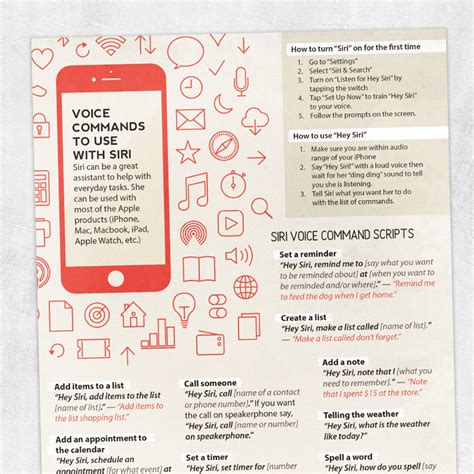 Siri Voice Commands List