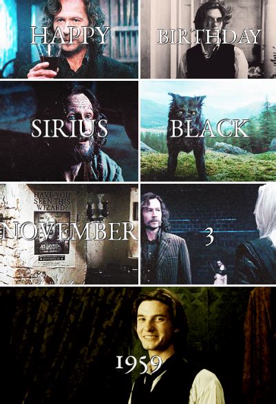 sirius black birthday