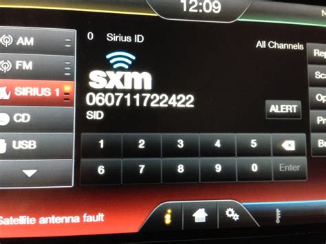 sirius xm radio account number