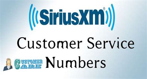 siriusxm customer service phone number usa