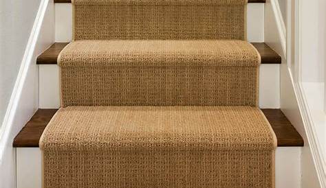 Sisal Stair Carpet Runner Striped Carpet Stairs & Landing