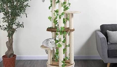 Sisal Cat Tree Amazon Com Tangkula Triple Platforms Tower Furniture