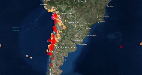 sismos en chile cada 5 min