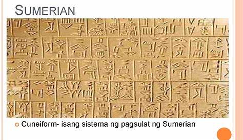 Sistema Sa Pagsusulat Ng Mga Sumerian | pagsulatizen