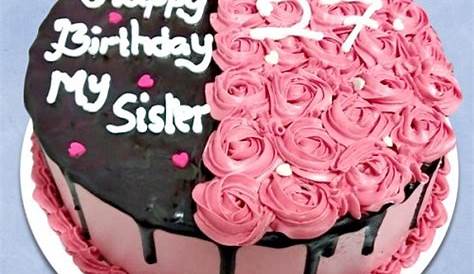 Sister Birthday Cake Design For Aria Art