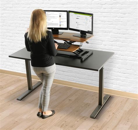 sit stand desk converter