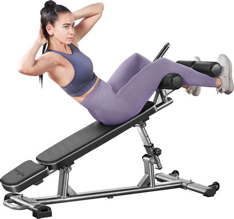 Sit Up Bench With Reverse Crunch Handle