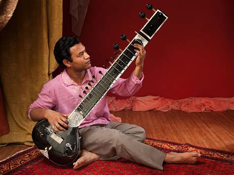 Sitar Instrument Playing
