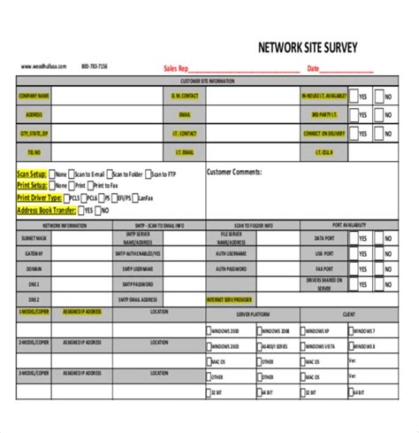 Site Survey Template 12+ Free Word, PDF Documents Download Free