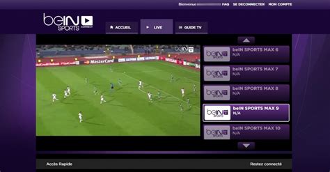 site bein sport gratuit