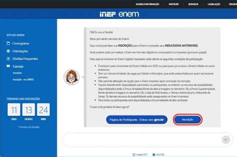 site do inep não funciona