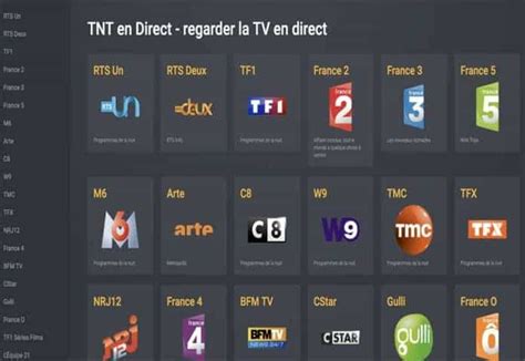 site pour regarder la tv en direct