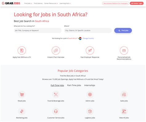 sites for jobs in south africa