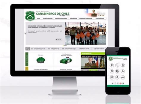 sitio web de carabineros