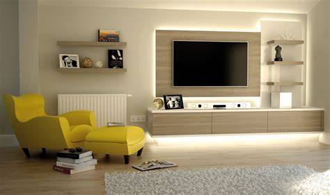 11 Sample Designs Of Wall Units For Living Room With DIY Home