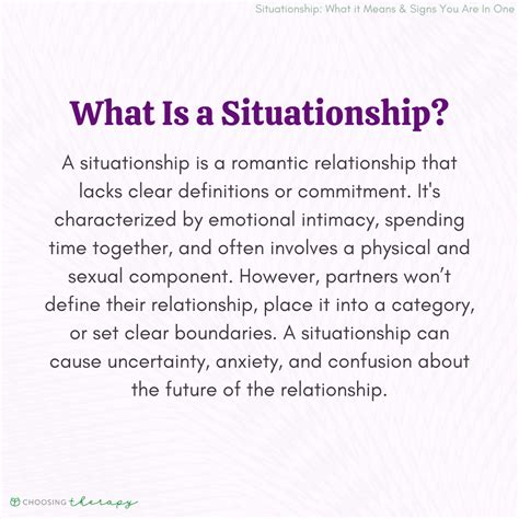 situationship meaning in bengali