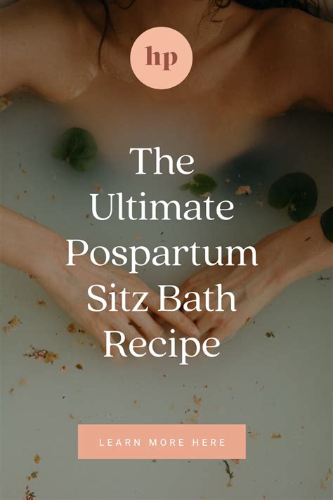 Sitz Bath 4 Weeks Postpartum