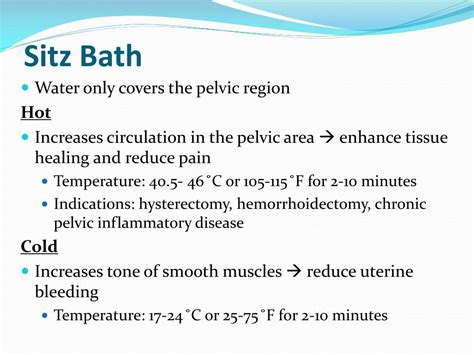 Sitz Bath Ppt