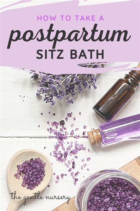 Sitz Baths After Delivery